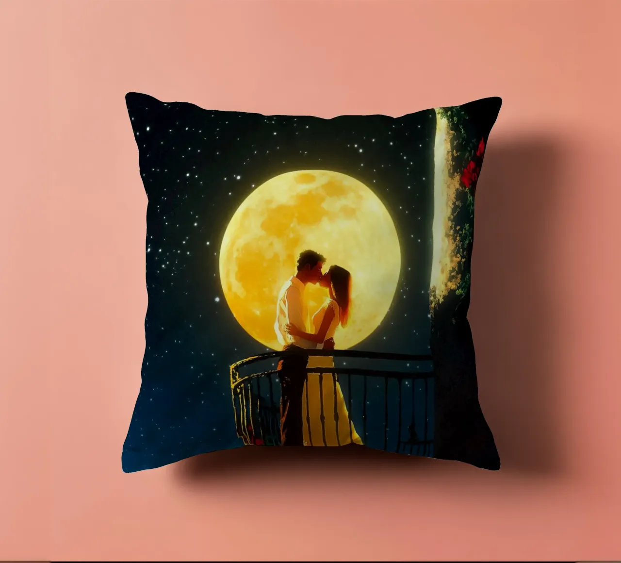 Celestial Romance decorative cushion by Taudalpoi