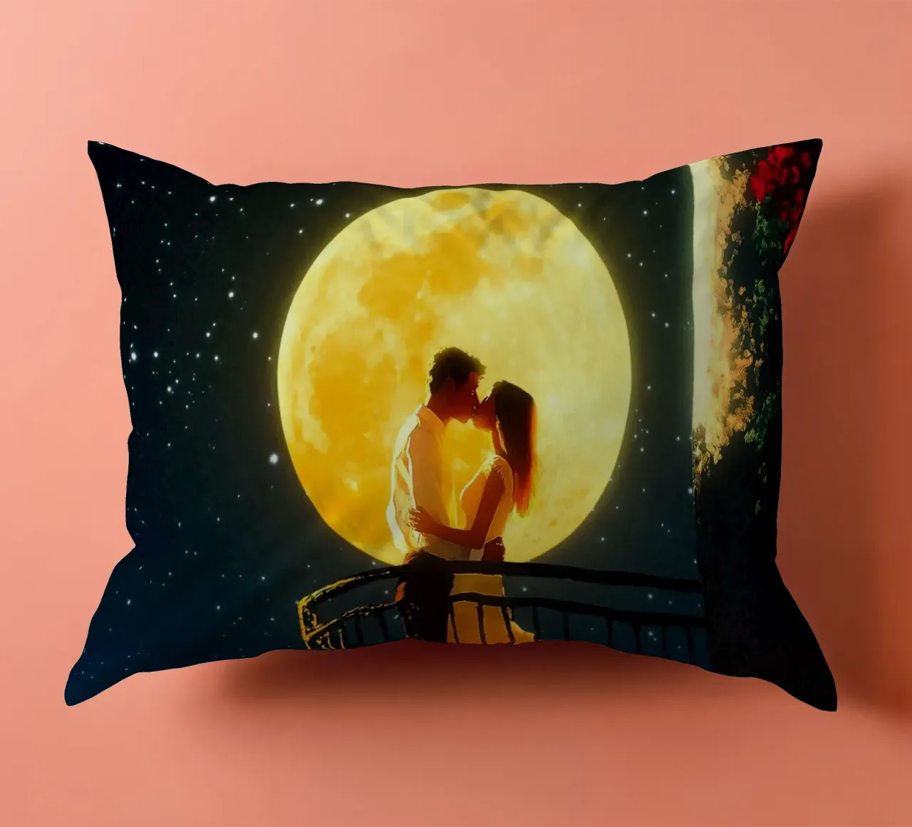 Celestial Romance decorative cushion by Taudalpoi