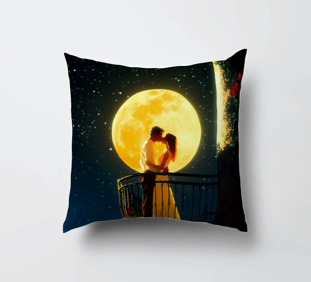 Celestial Romance decorative cushion by Taudalpoi
