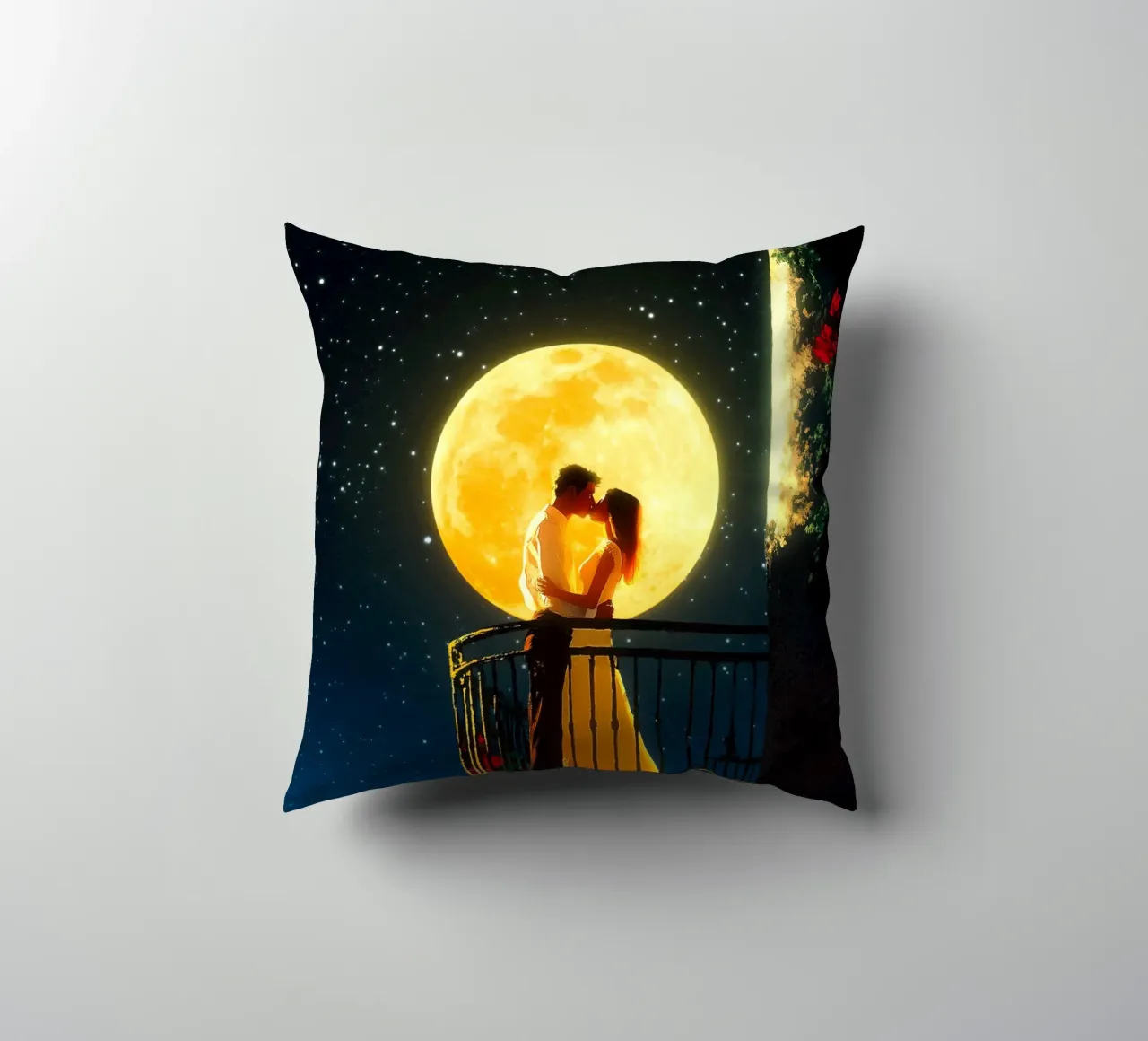 Celestial Romance decorative cushion by Taudalpoi