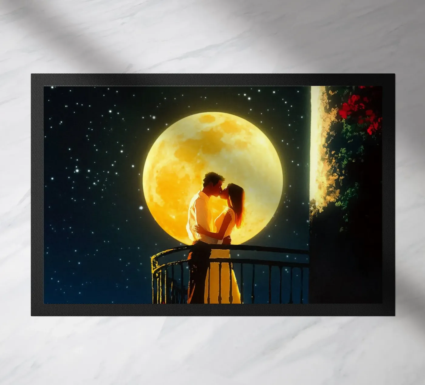 Hemelse romantiek deurmat van Taudalpoi