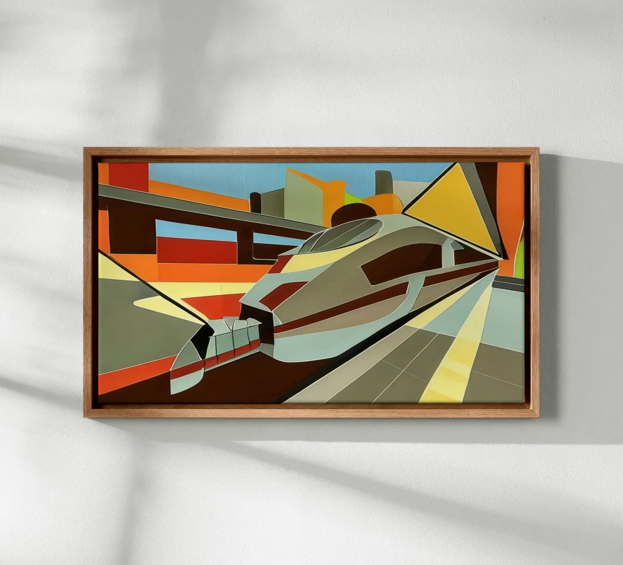 Excursion_view from station_2 canvas by Abstract Art by LK