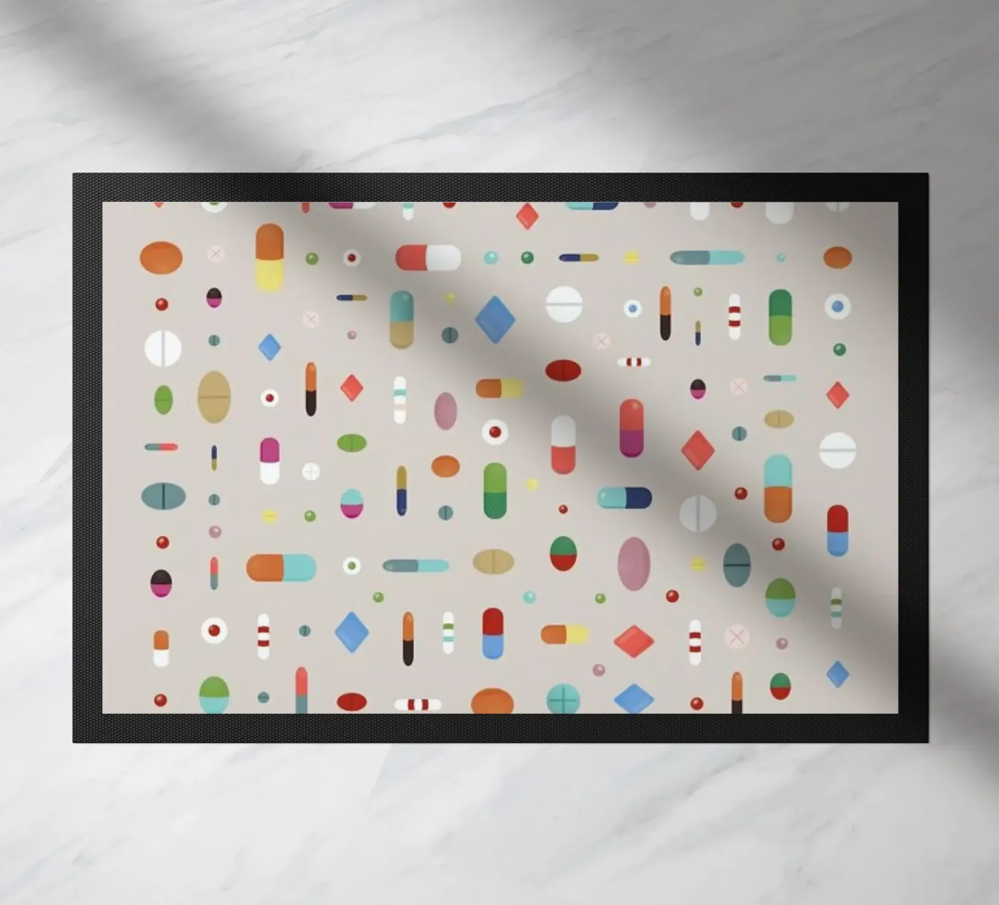 Pills doormat by Sarah Bühler