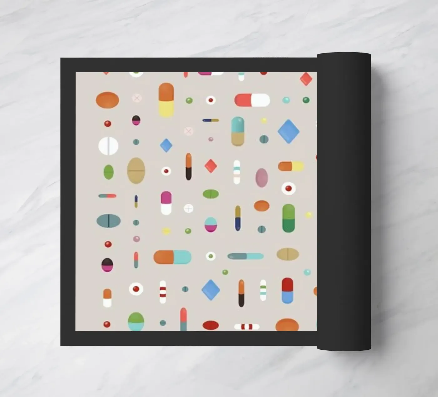 Pills doormat by Sarah Bühler