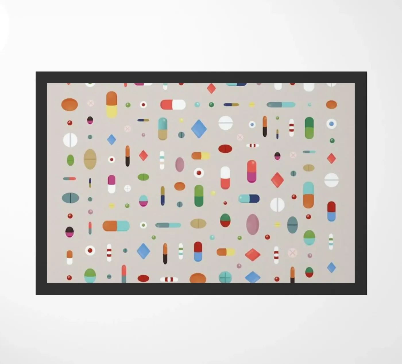 Pills doormat by Sarah Bühler