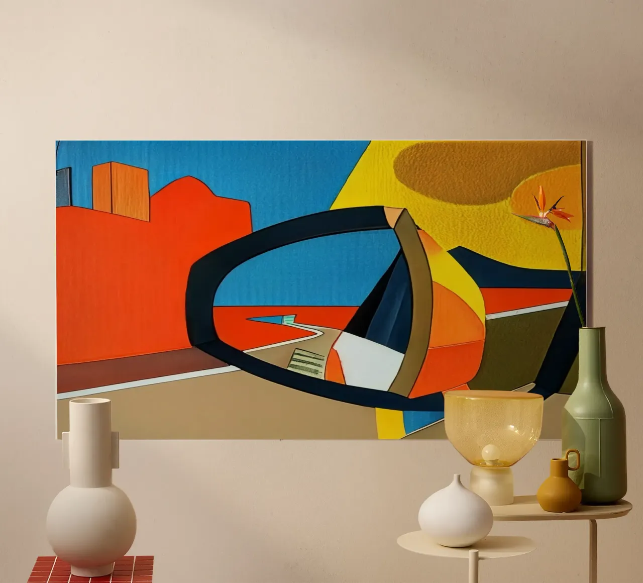 Specchio retrovisore plexiglass da Abstract Art by LK