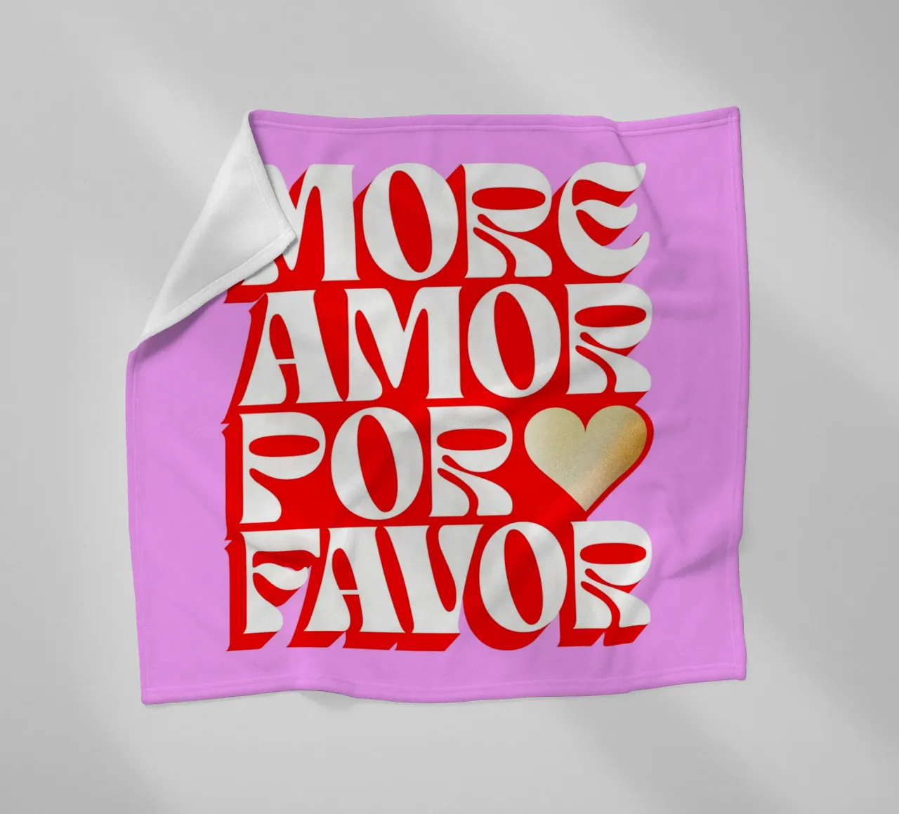 Altro Amor Por Favor - Amore in Dopamina coperta in pile da Dominique Vari Words