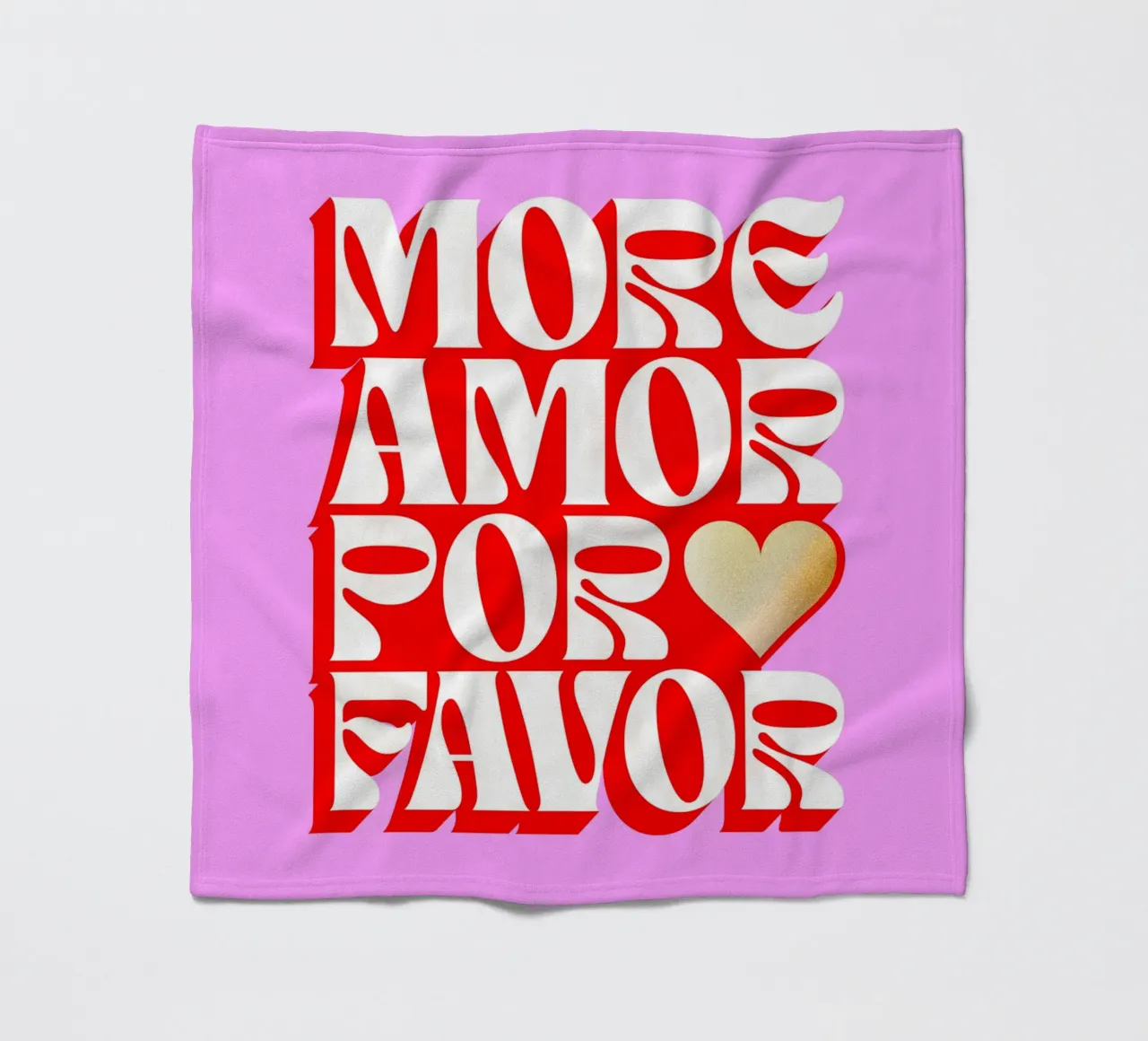 Altro Amor Por Favor - Amore in Dopamina coperta in pile da Dominique Vari Words