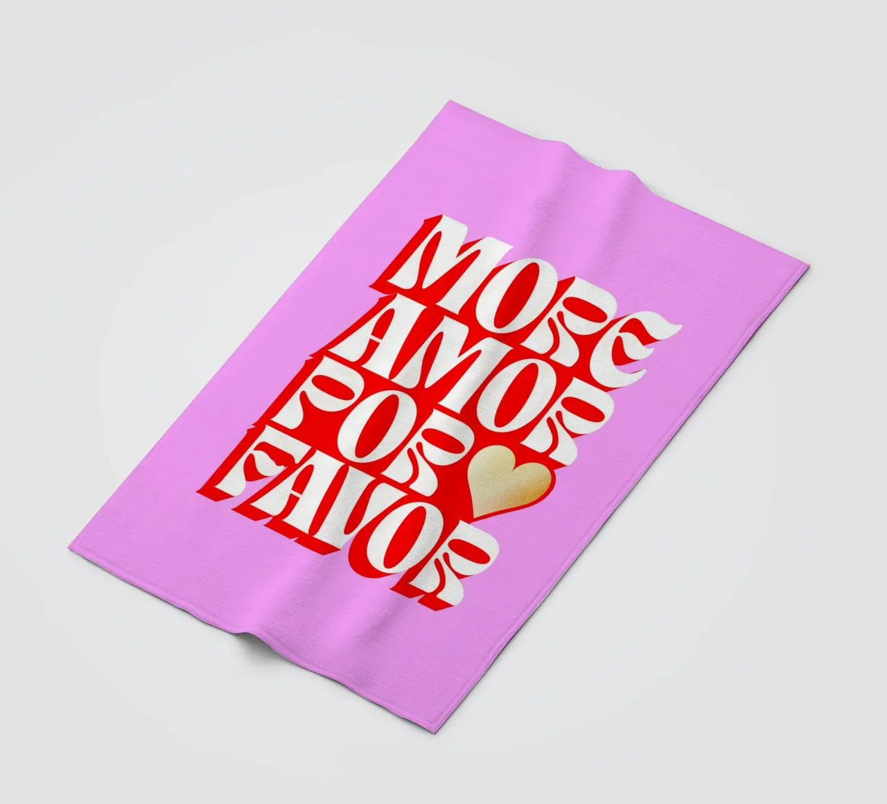 Altro Amor Por Favor - Amore in Dopamina coperta in pile da Dominique Vari Words