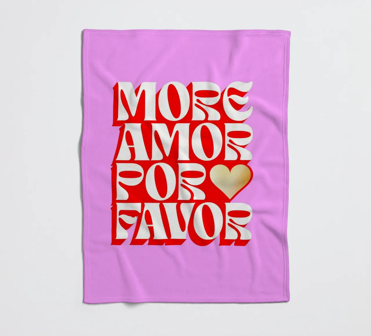 Altro Amor Por Favor - Amore in Dopamina coperta in pile da Dominique Vari Words