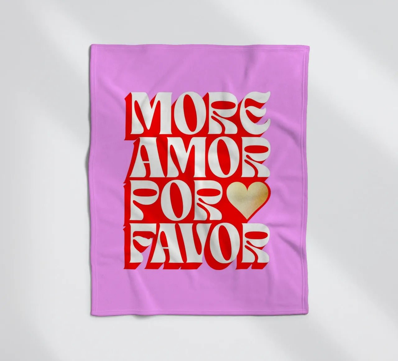 Altro Amor Por Favor - Amore in Dopamina coperta in pile da Dominique Vari Words