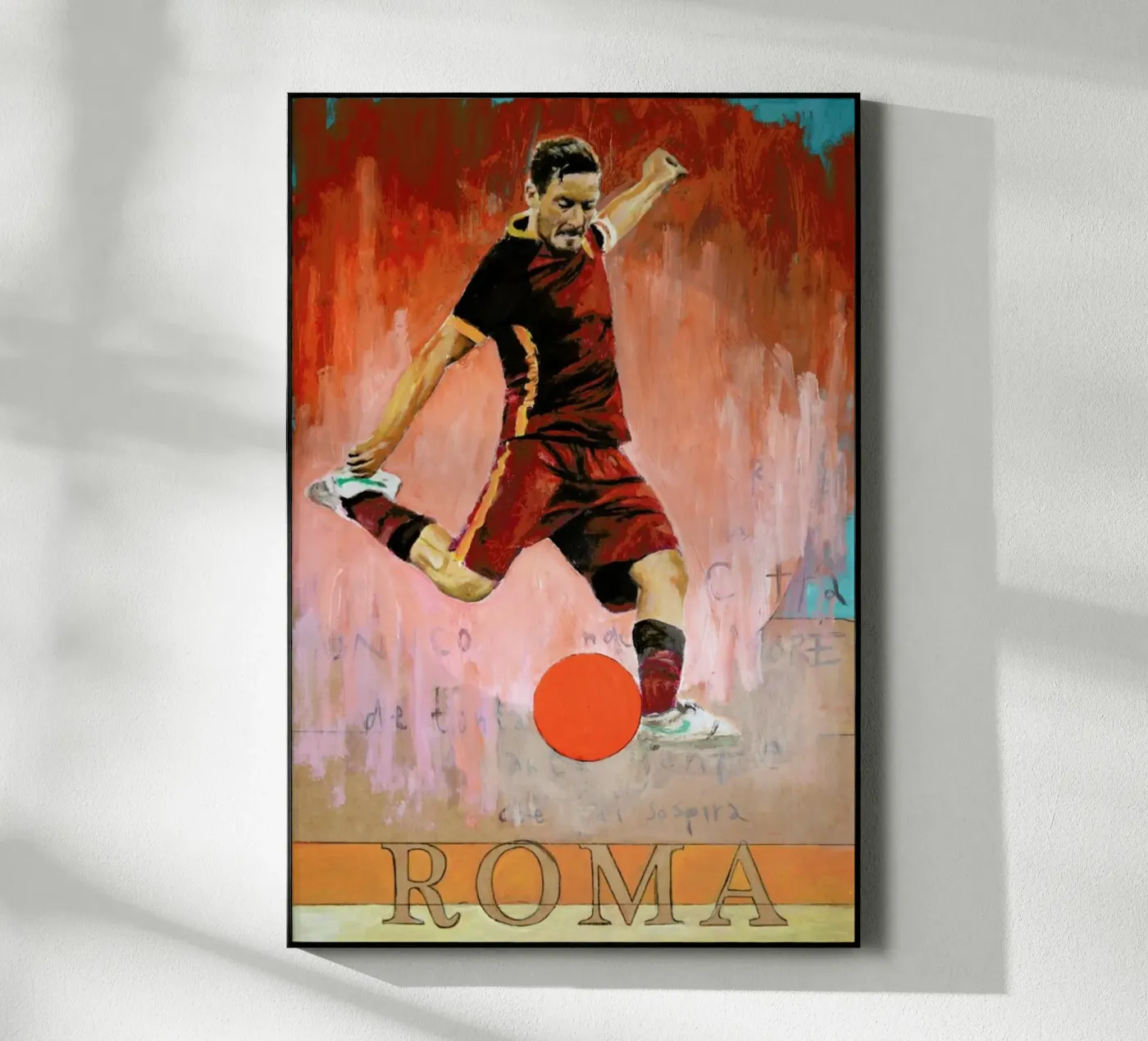One Love Roma plexiglass da David Diehl
