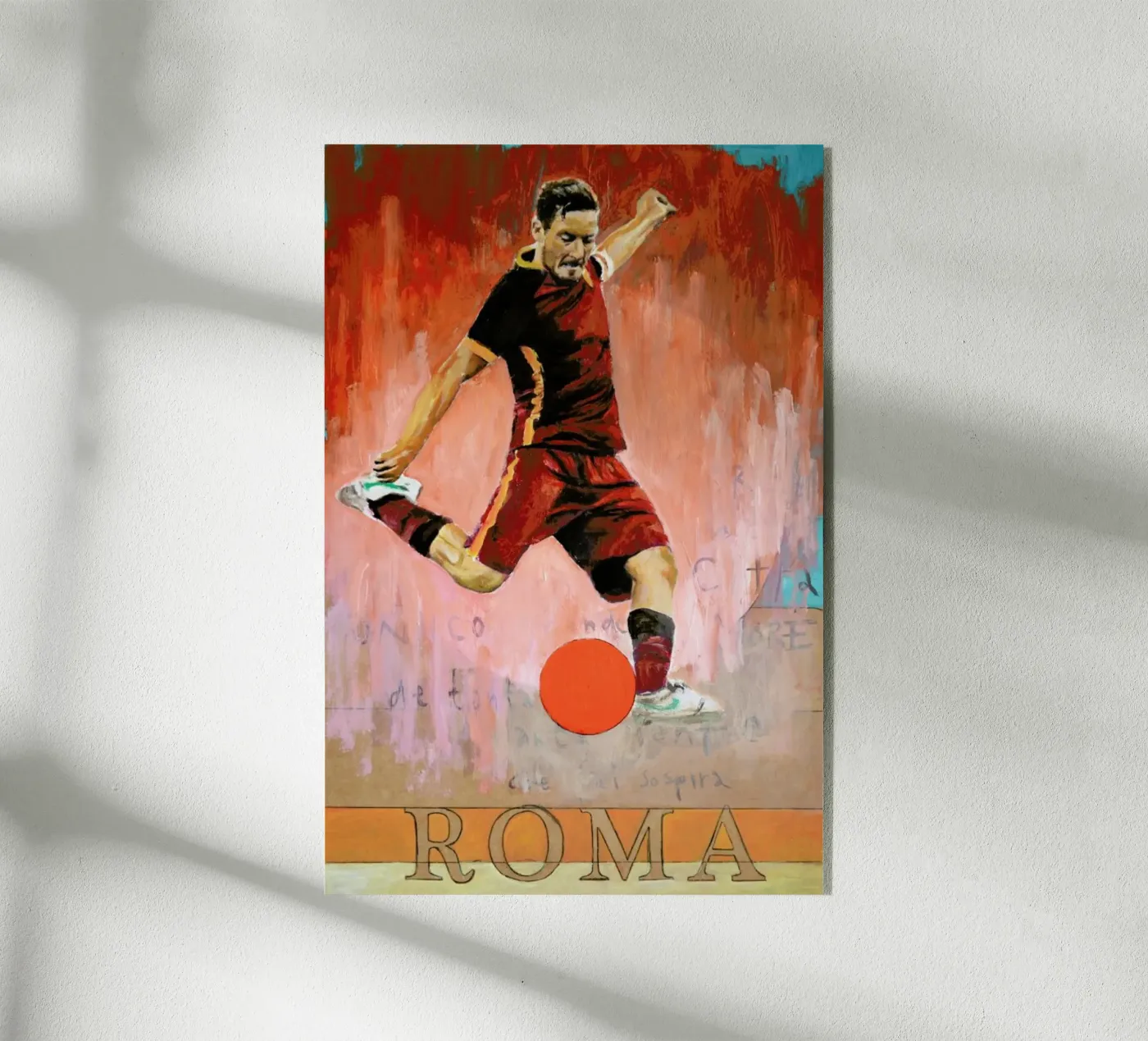 One Love Roma plexiglass da David Diehl