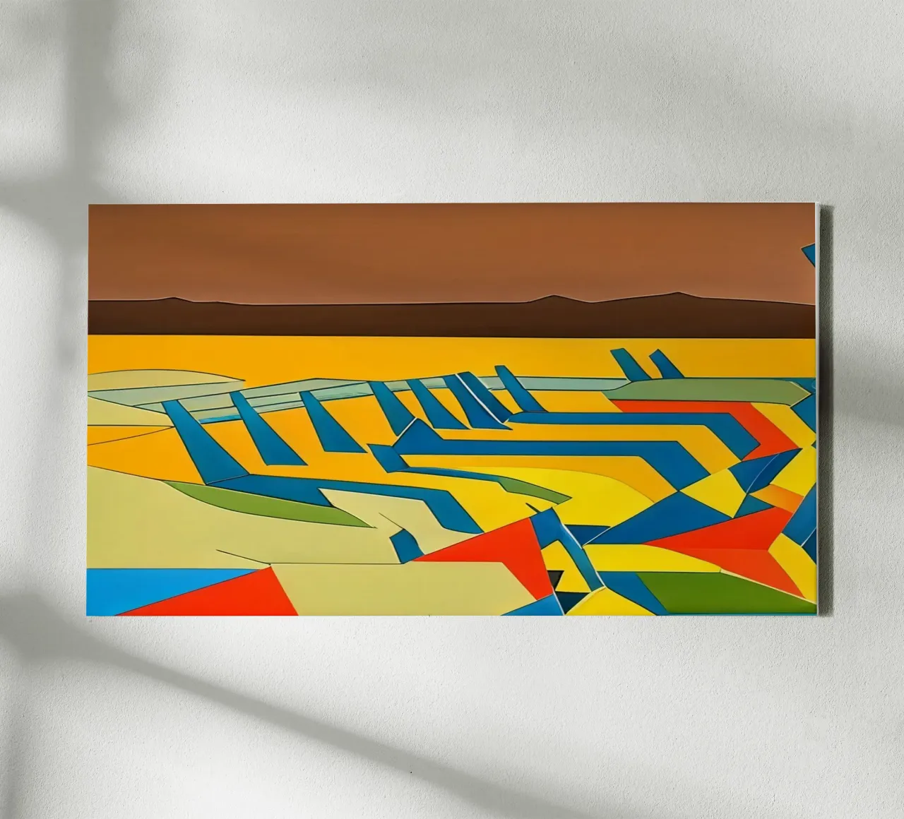Luchthaven_1 canvas van Abstract Art by LK