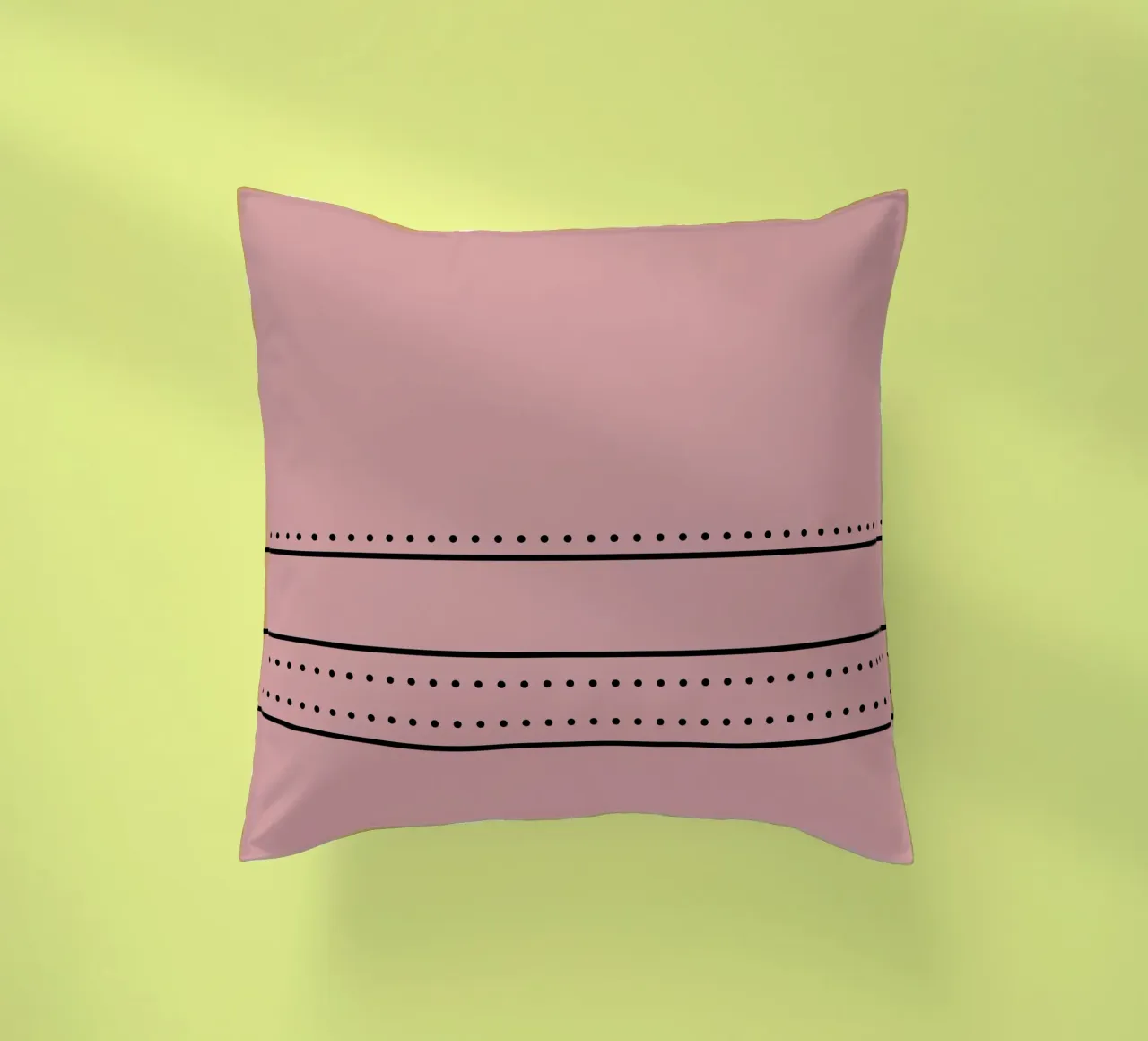 DuskyPinkLines cuscino da justanotherartside