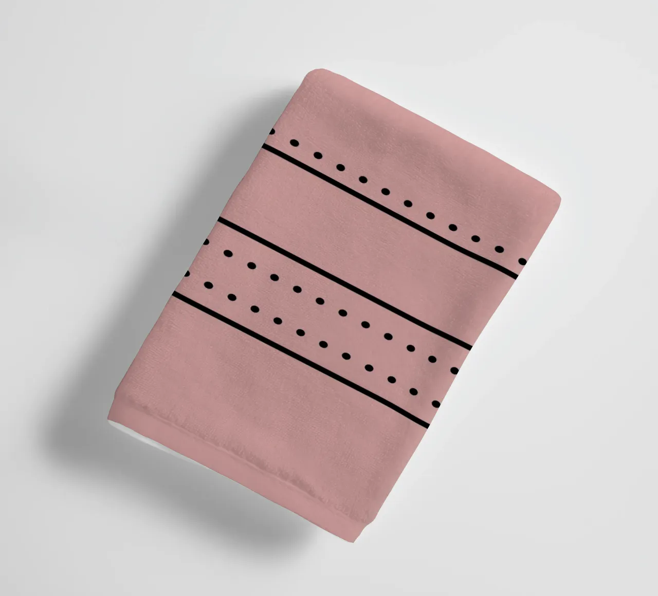 DuskyPinkLines asciugamano da bagno da justanotherartside