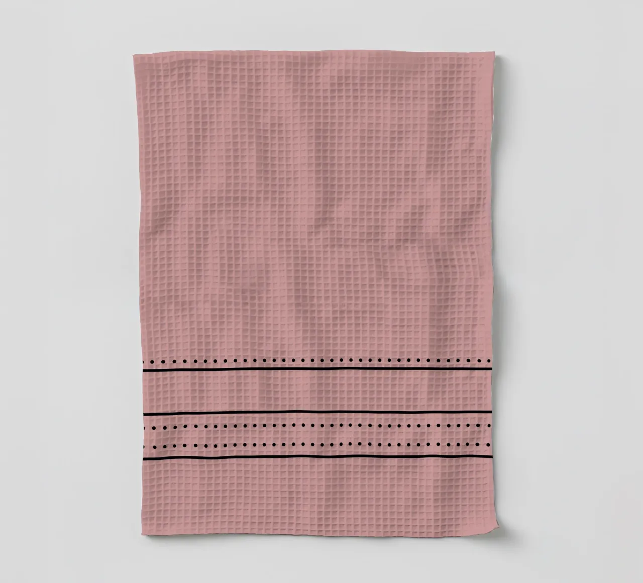 DuskyPinkLines canovaccio da cucina da justanotherartside