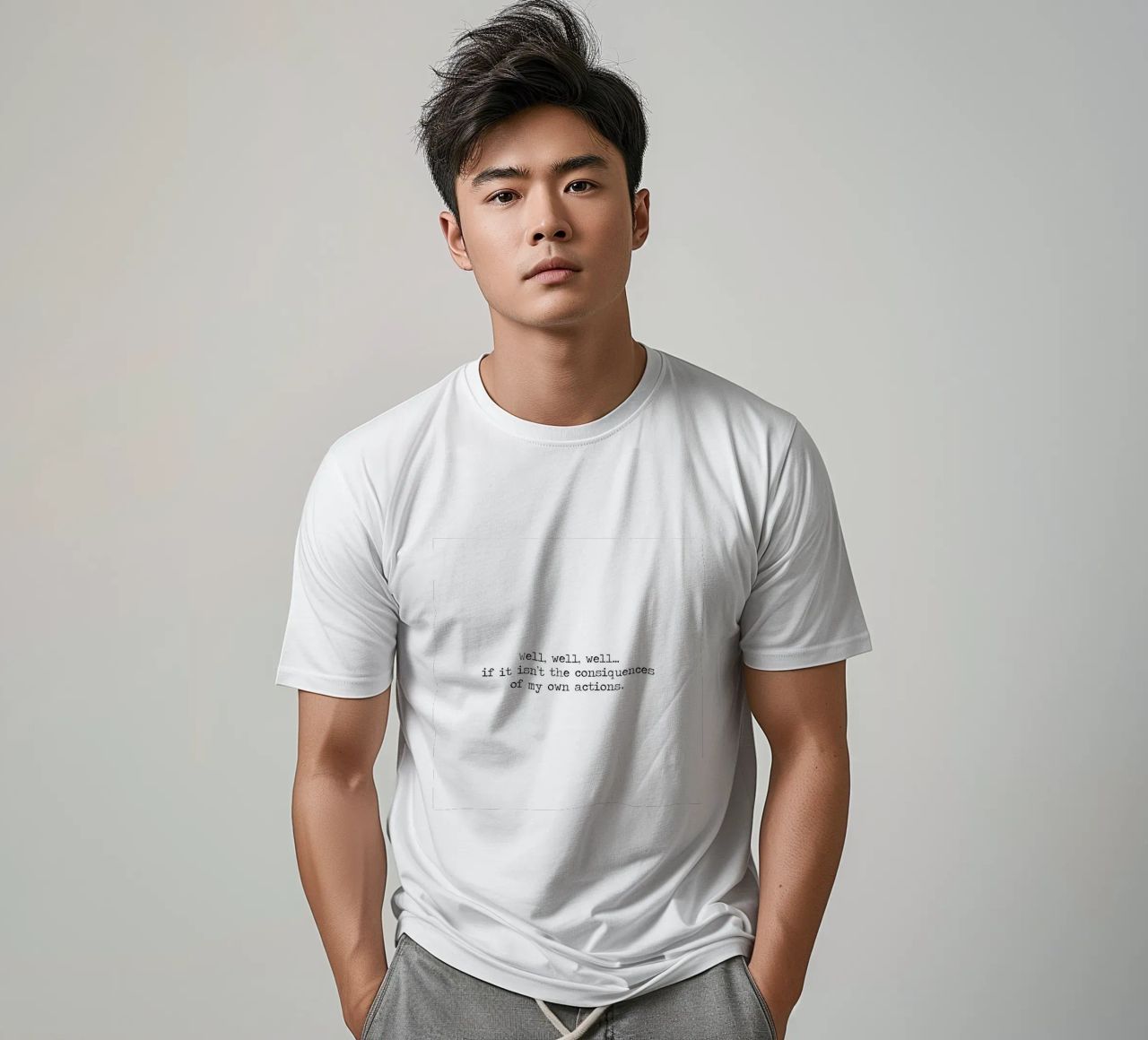 Well, if it isn't the consequences of my own actions! Quote t-shirt by Summer Soul Co. - Quotes
