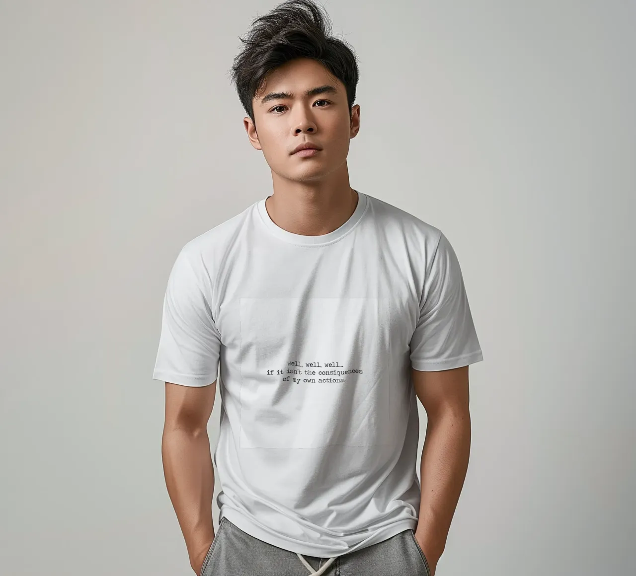 Well, if it isn't the consequences of my own actions! Quote t-shirt by Summer Soul Co. - Quotes