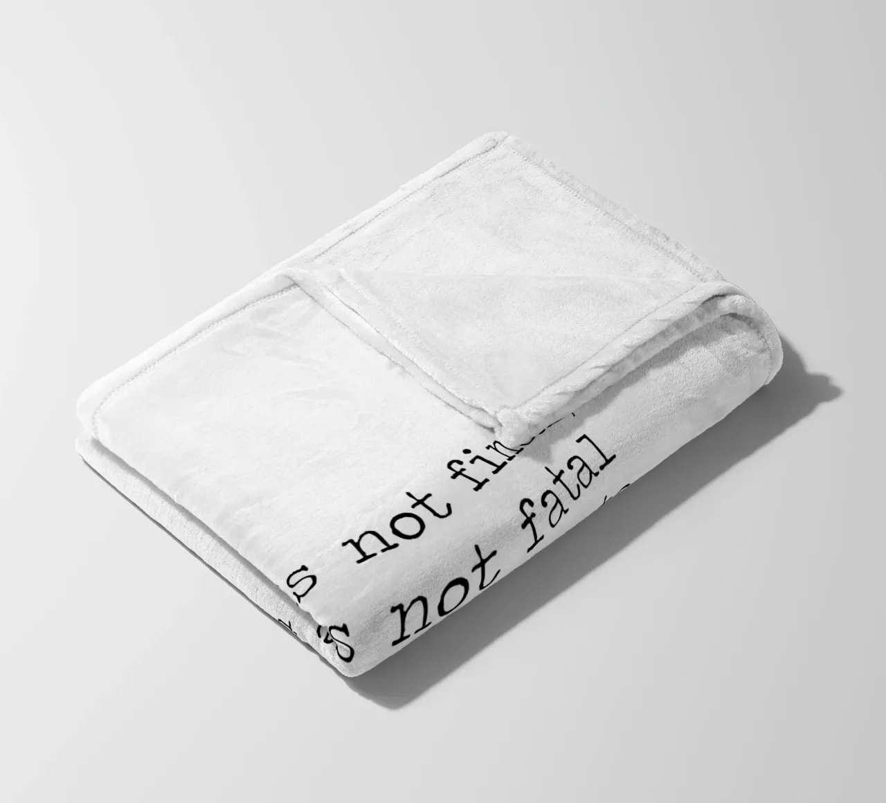 Success if not final, failure is not fatal. Courage quote fleece blanket by Summer Soul Co. - Quotes