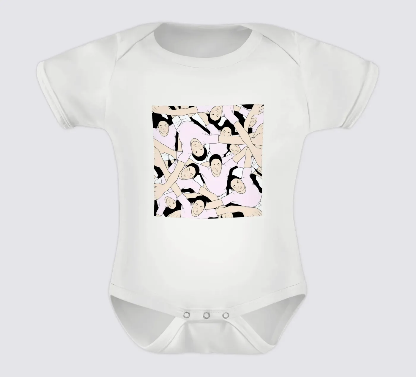 Shadows body neonato maniche corte da Ruei