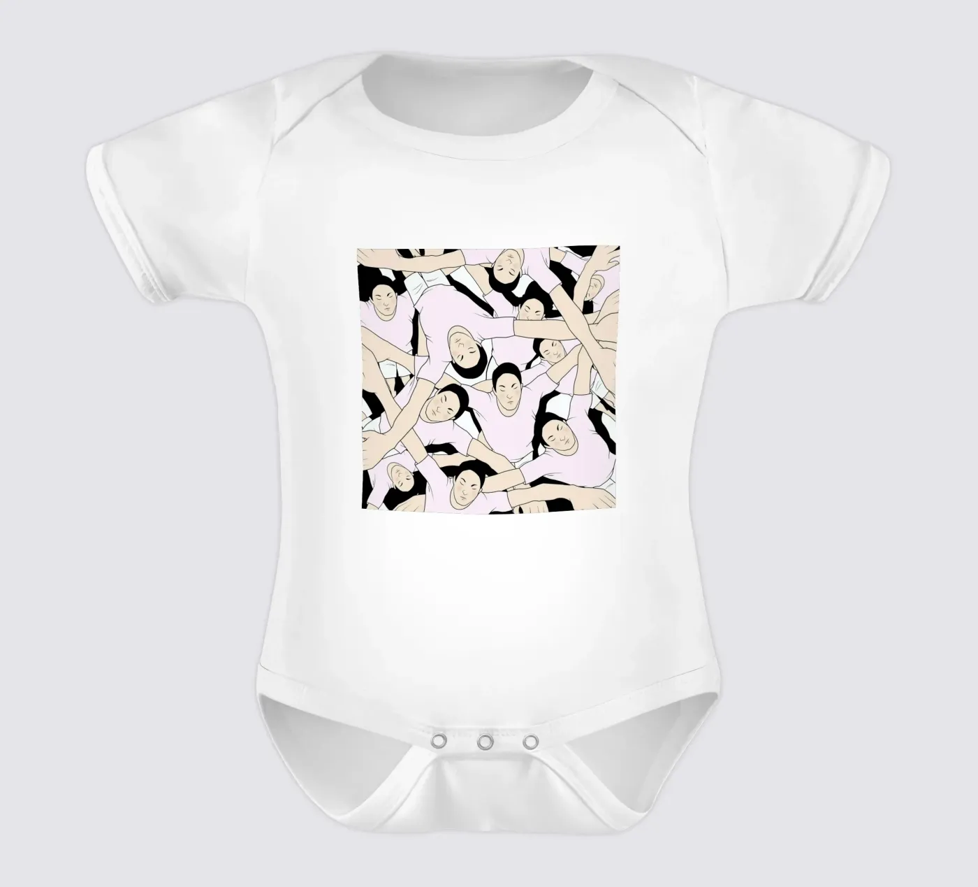 Shadows body neonato maniche corte da Ruei