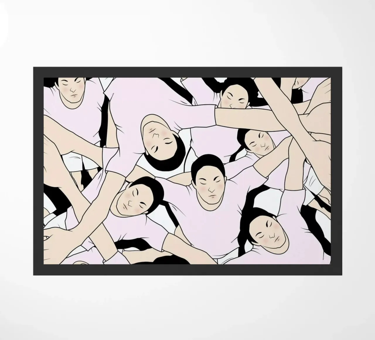 Shadows deurmat van Ruei