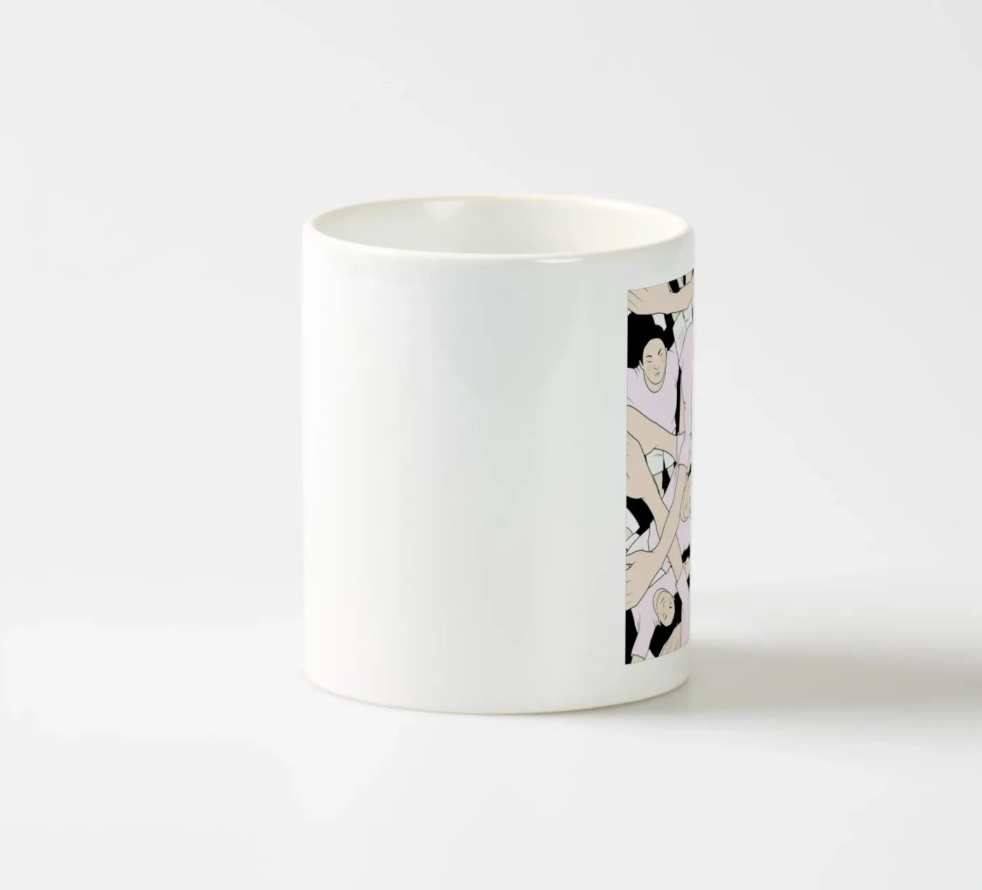Shadows ceramic mug by Ruei