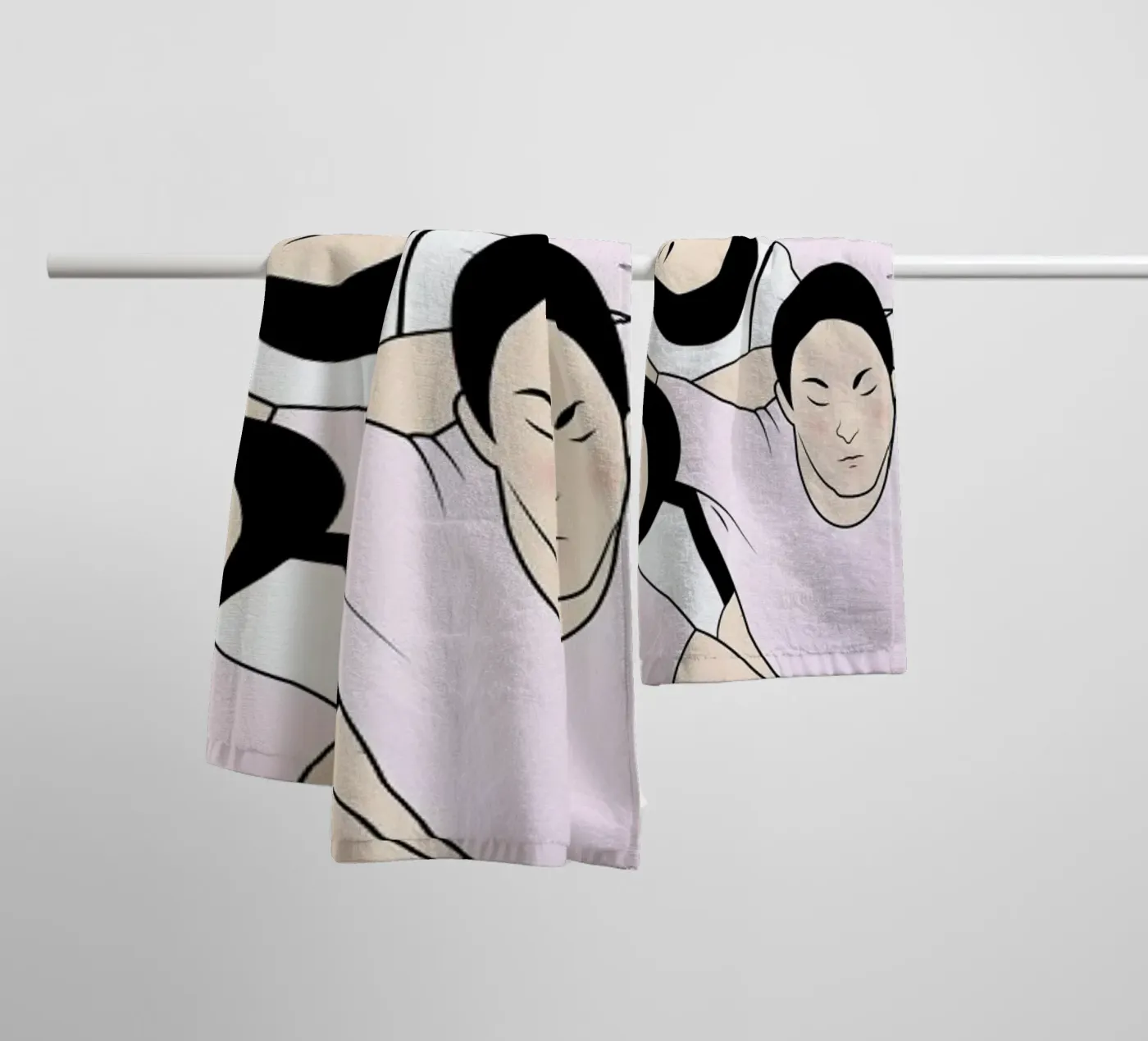 Shadows towel by Ruei