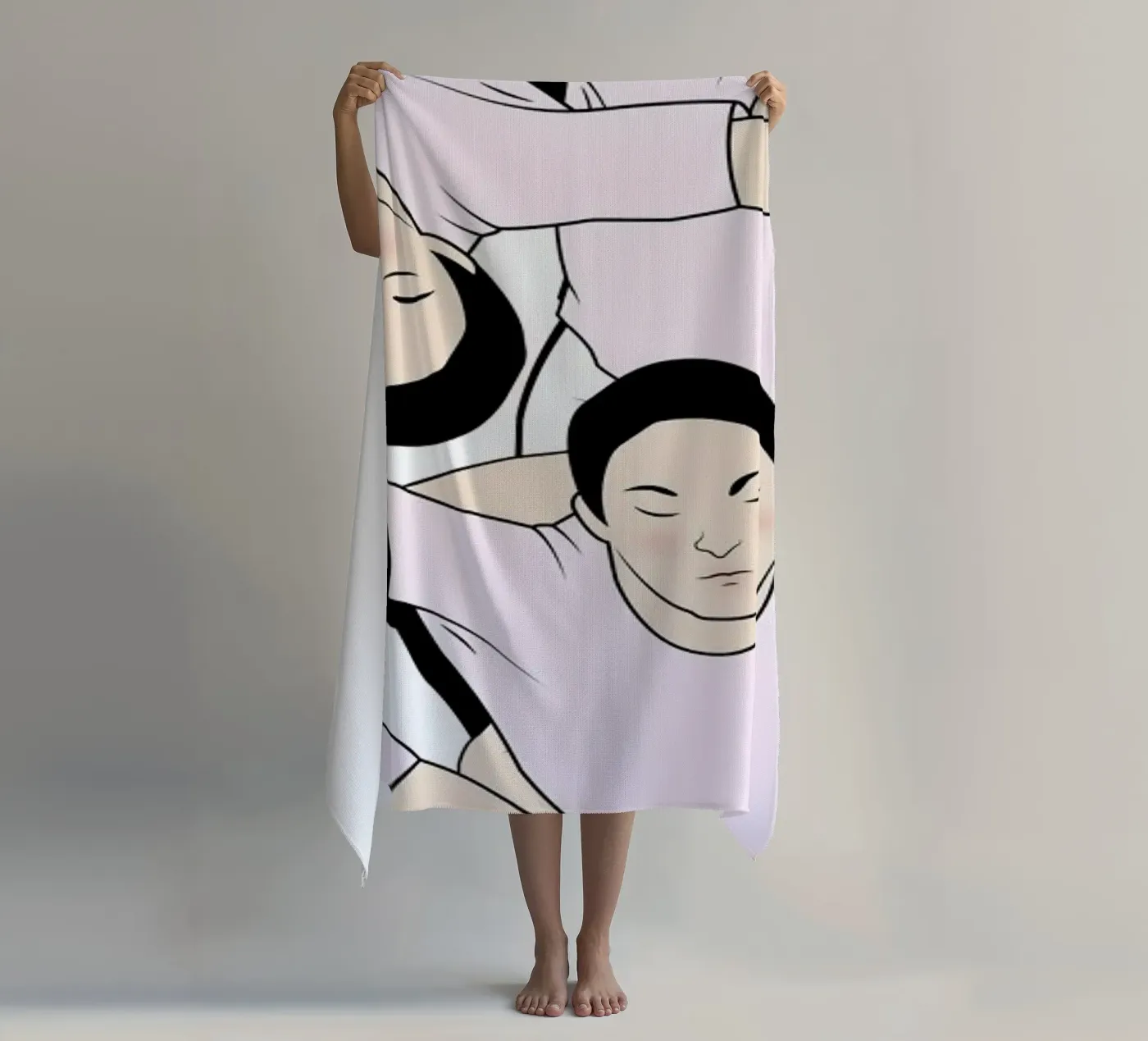 Shadows strandhanddoek van Ruei