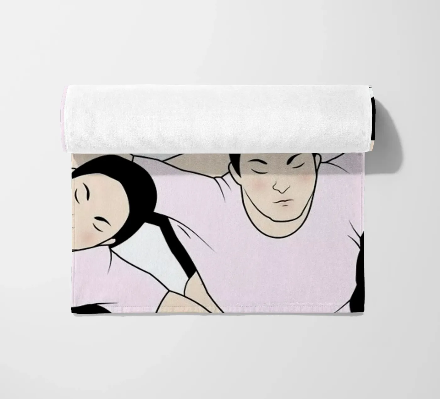 Shadows beach towel by Ruei