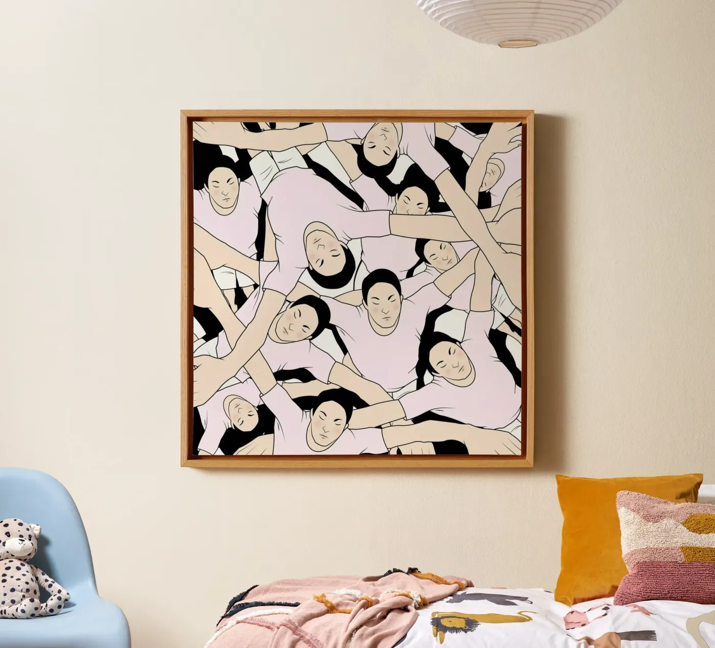 Shadows canvas van Ruei