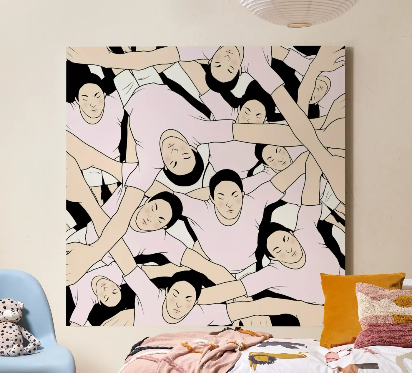 Shadows canvas van Ruei
