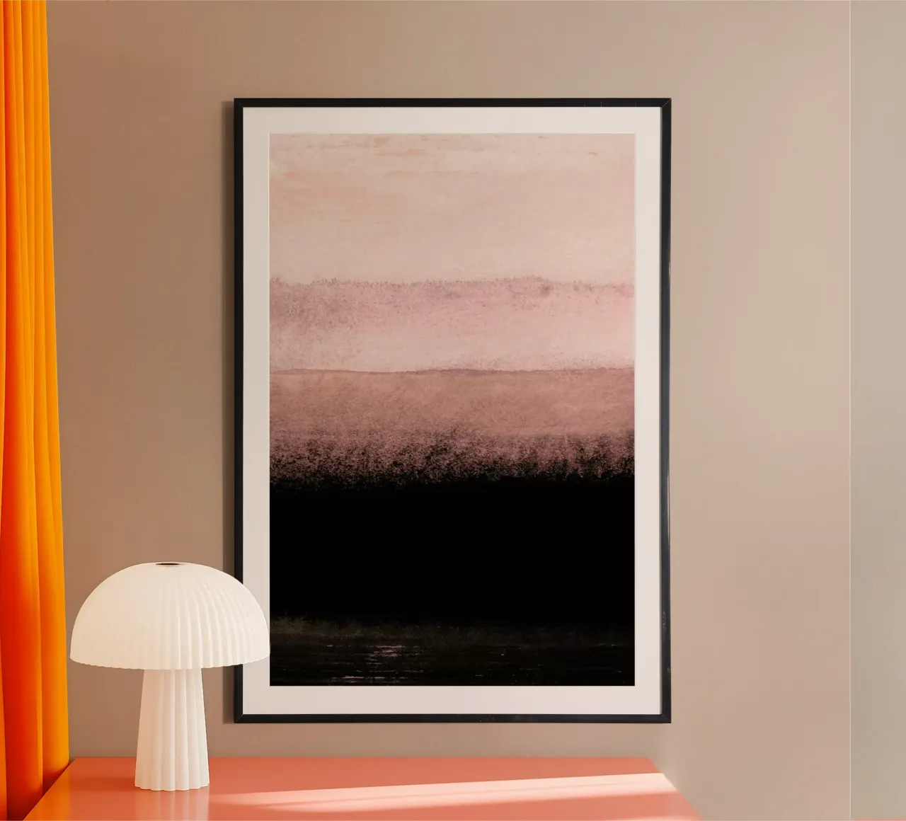 Shades of Pink poster con telaio in alluminio da IRIS LEHNHARDT FINE ART