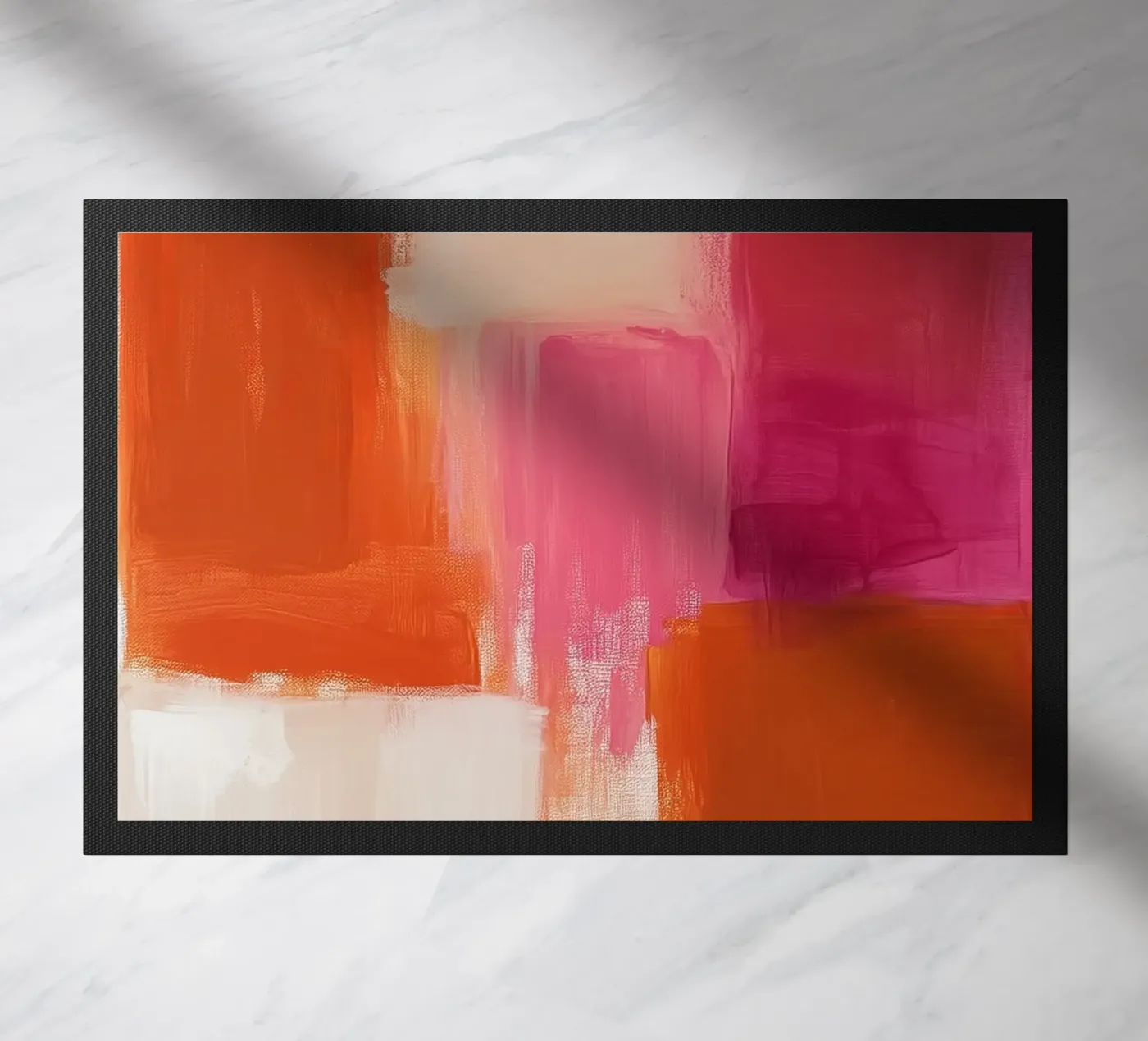 Abstract colours doormat by Katja Stehle Design