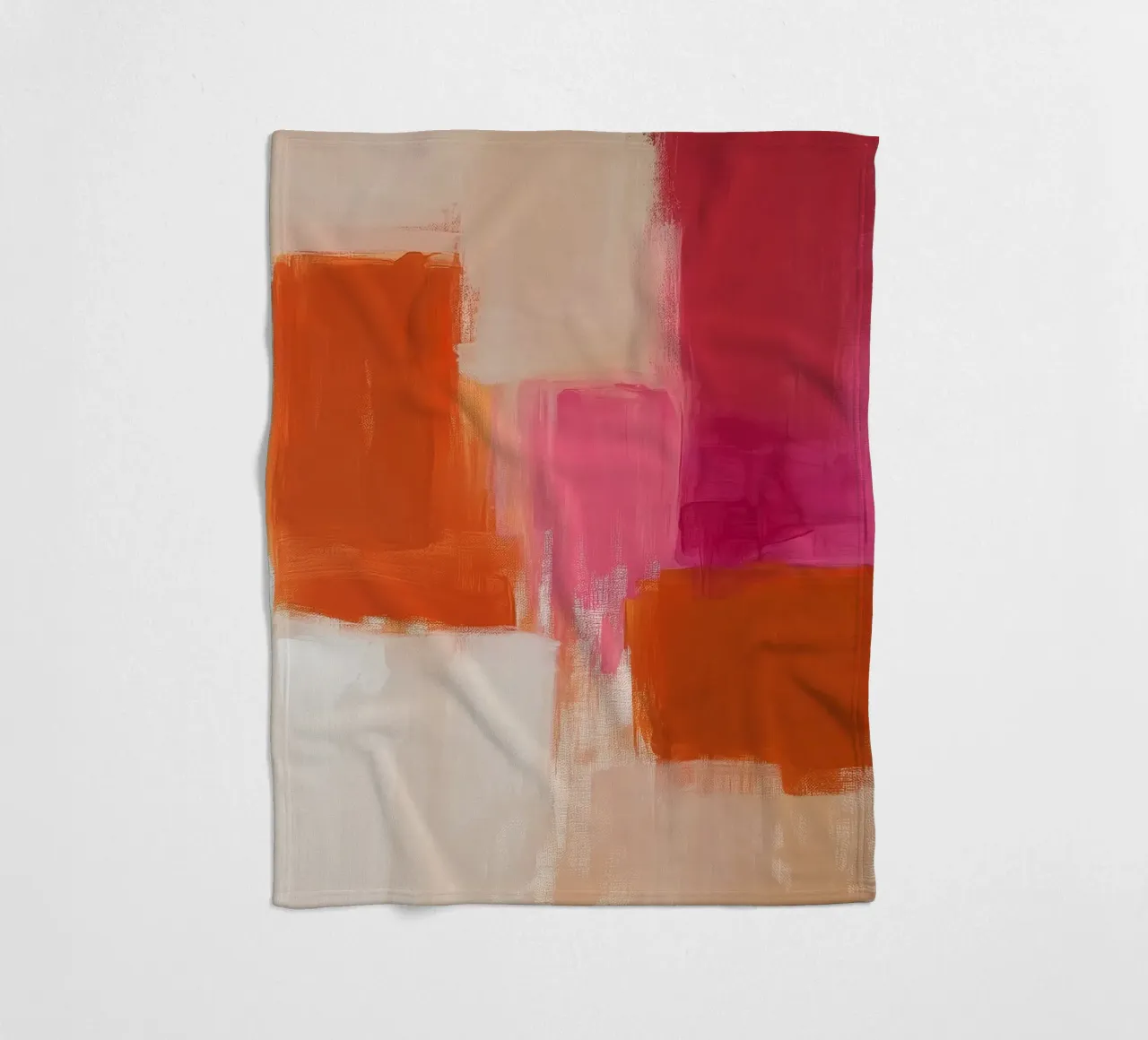 Abstrakte Farben Fleecedecke von Katja Stehle Design