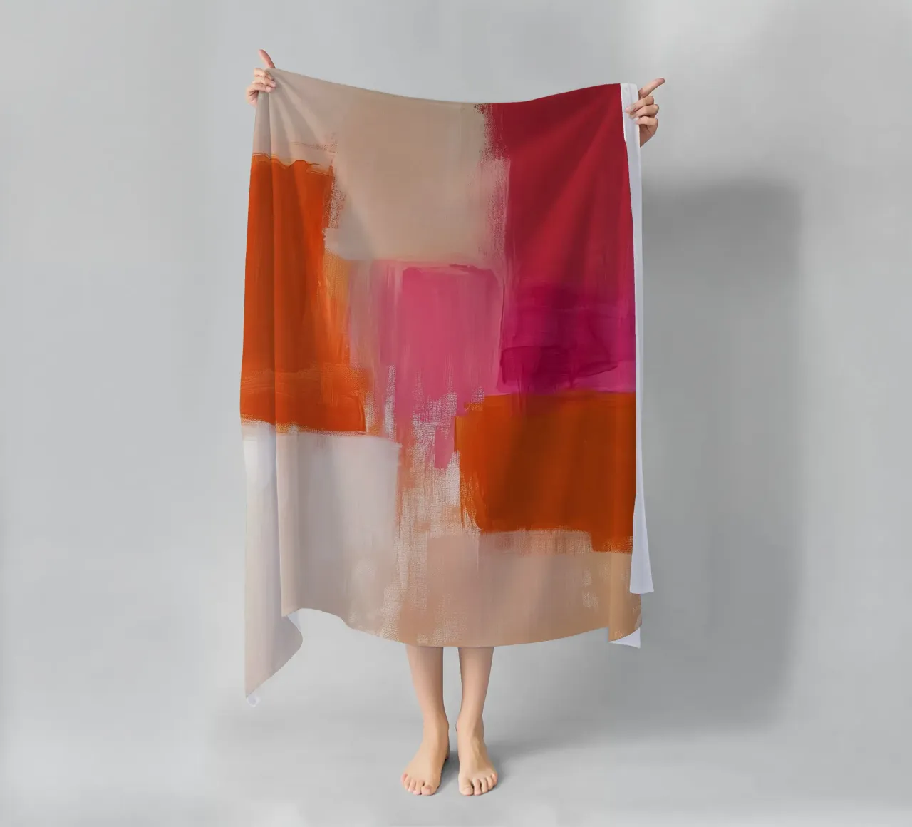 Colori astratti telo mare da Katja Stehle Design