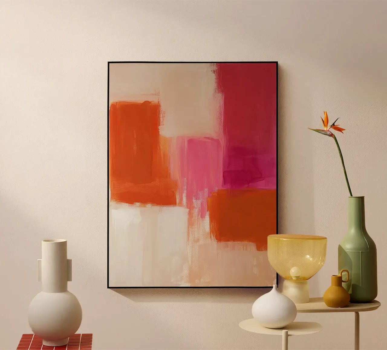 Colori astratti plexiglass da Katja Stehle Design