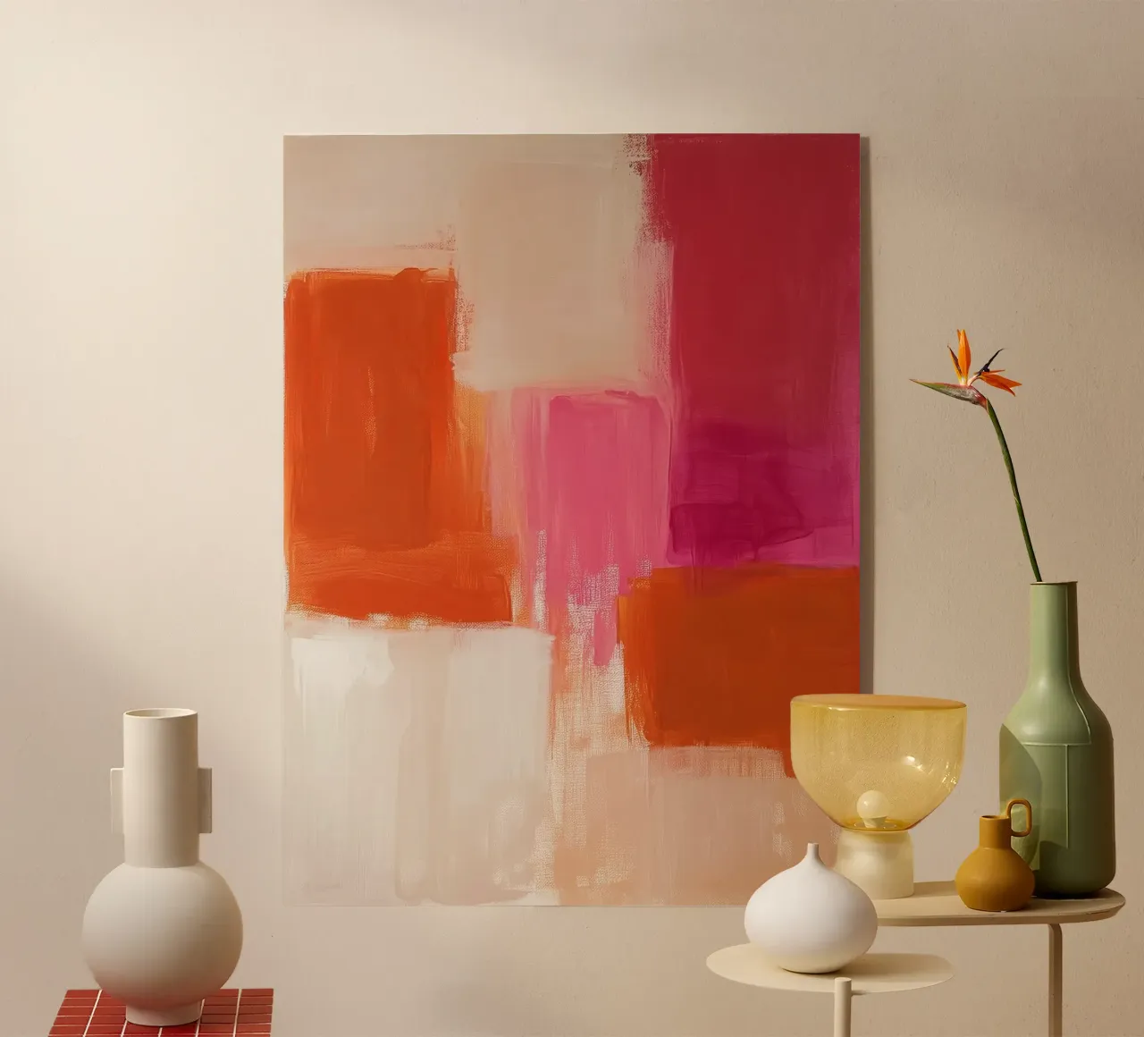 Colori astratti plexiglass da Katja Stehle Design