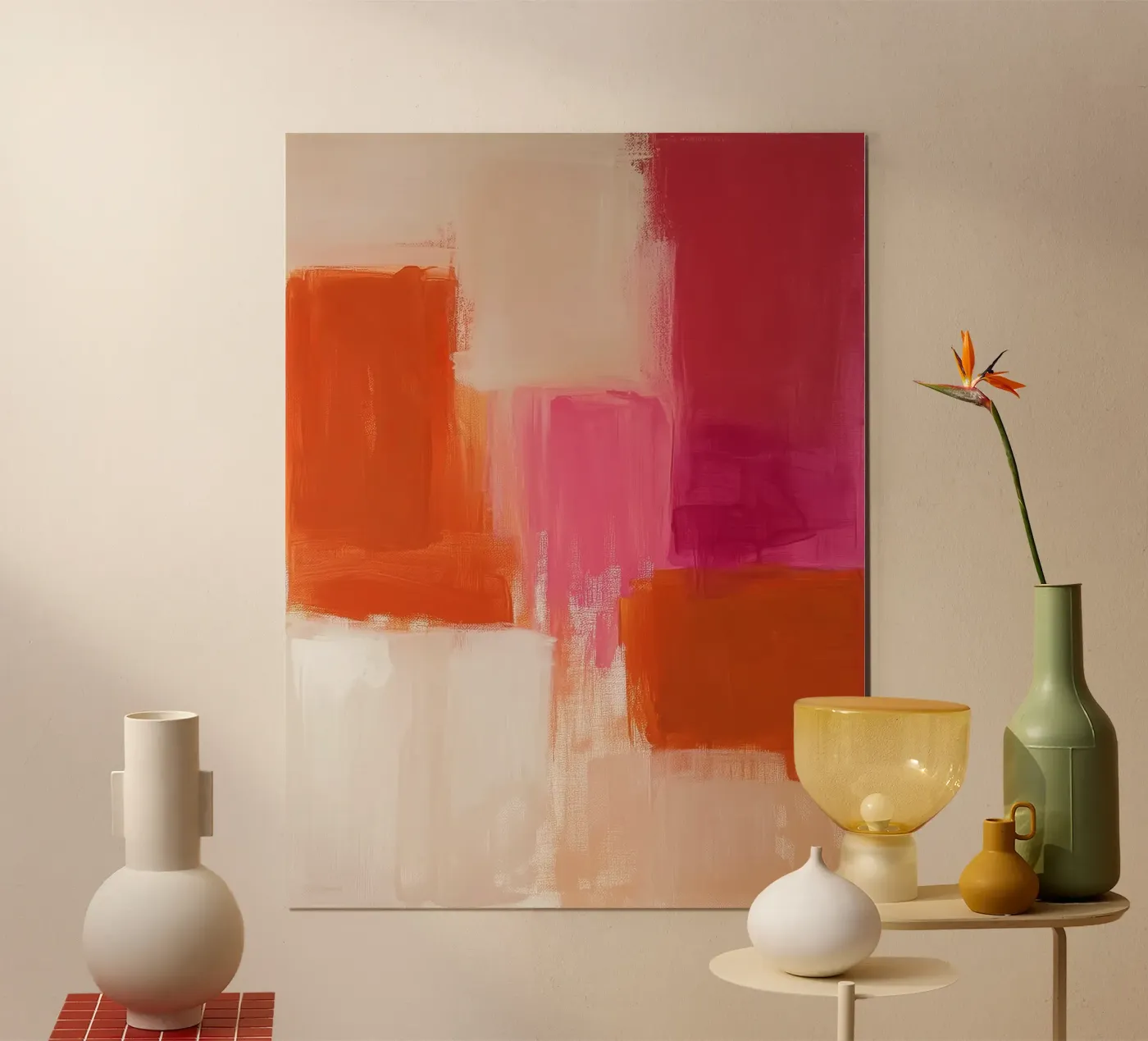 Abstract colours poster by Katja Stehle Design