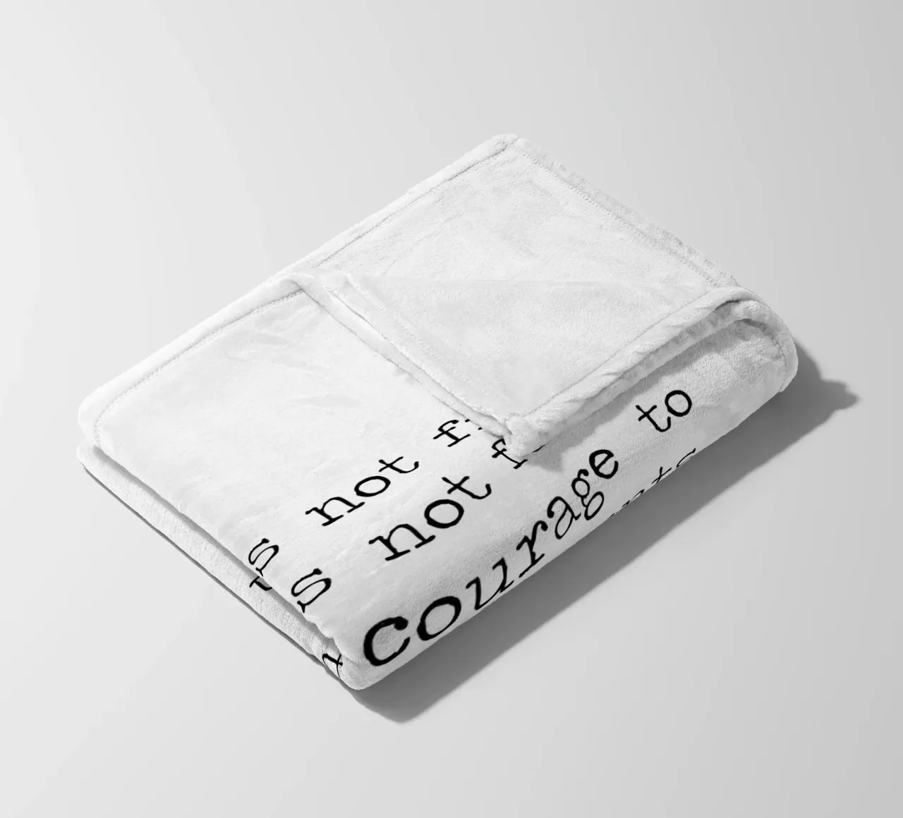 Success if not final, failure is not fatal. Courage quote fleece blanket by Summer Soul Co. - Quotes