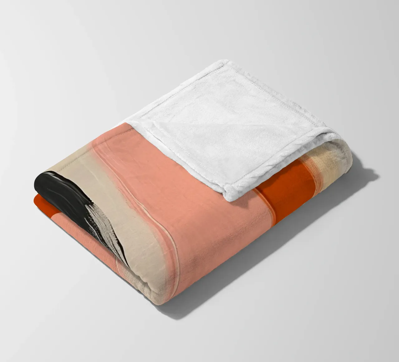 Pennellate astratte coperta in pile da Katja Stehle Design