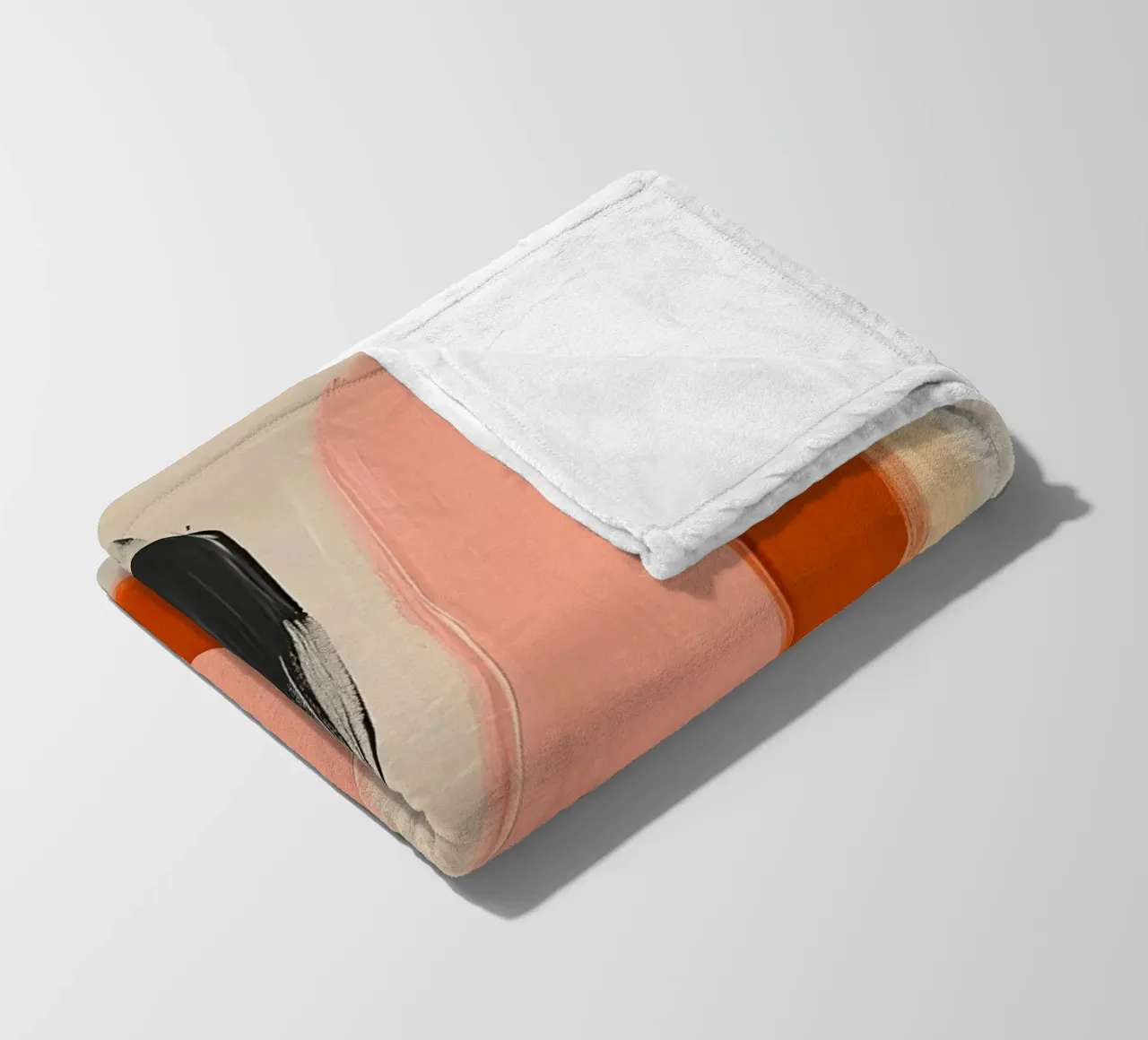 Pennellate astratte coperta in pile da Katja Stehle Design