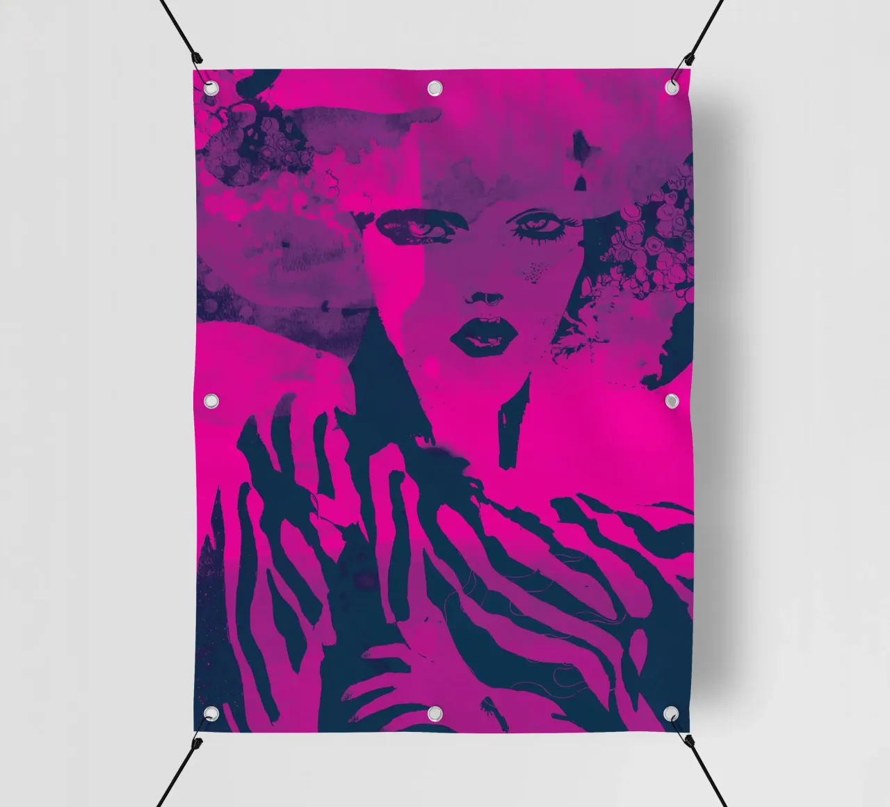 fucsia telo in pvc da Giulio Iurissevich