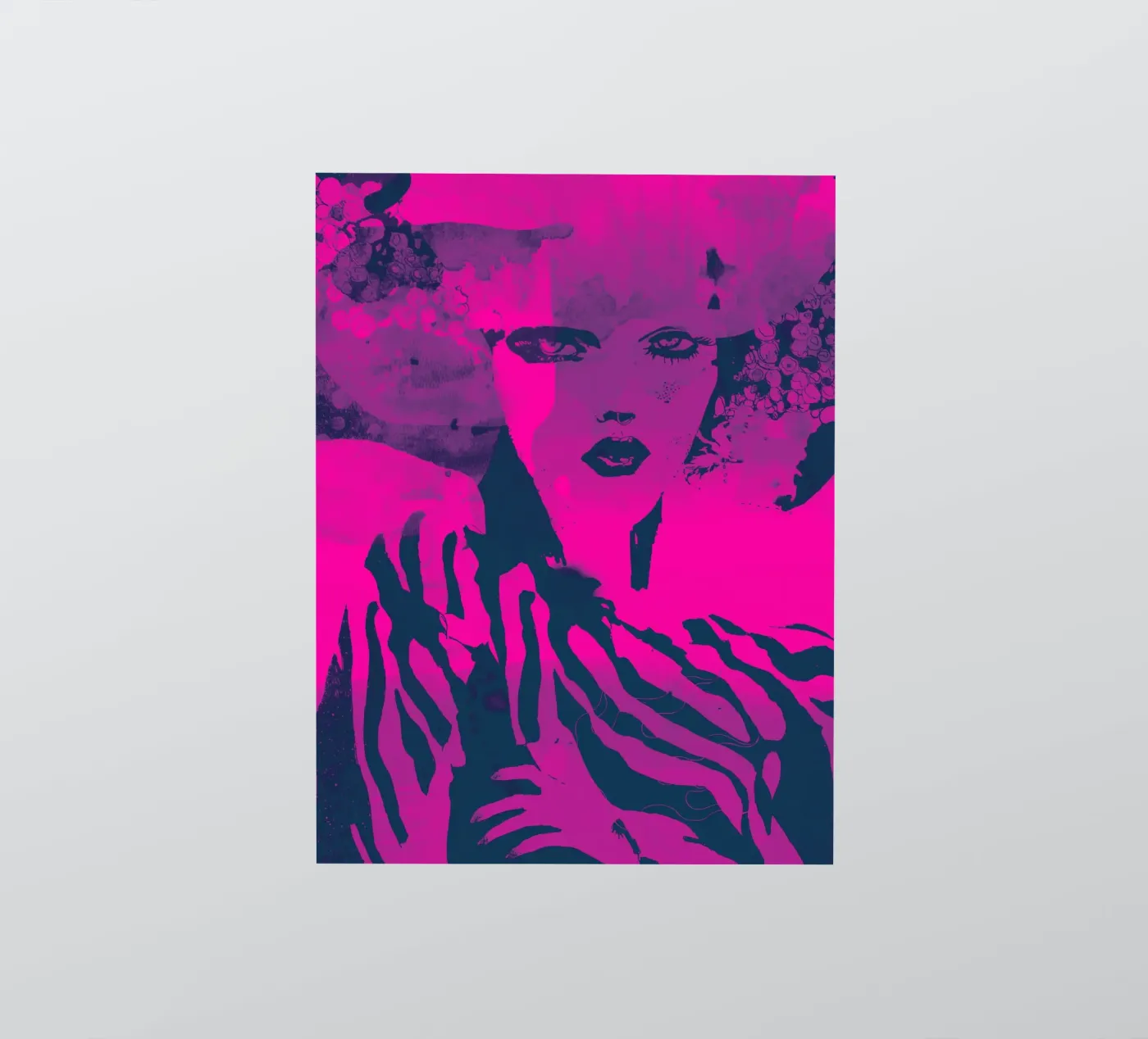 fuchsia sticker by Giulio Iurissevich