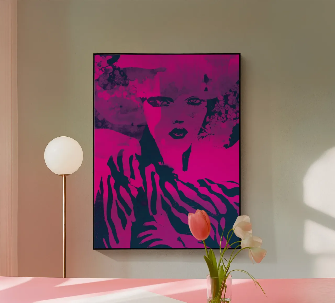 fucsia plexiglass da Giulio Iurissevich