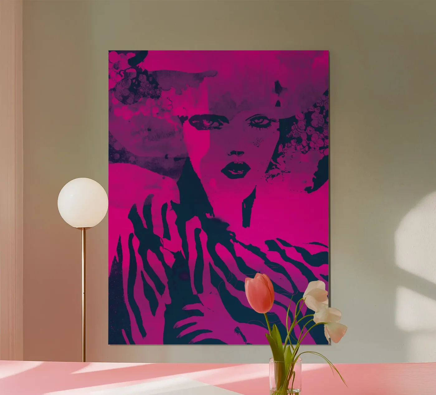 fuchsia poster de Giulio Iurissevich