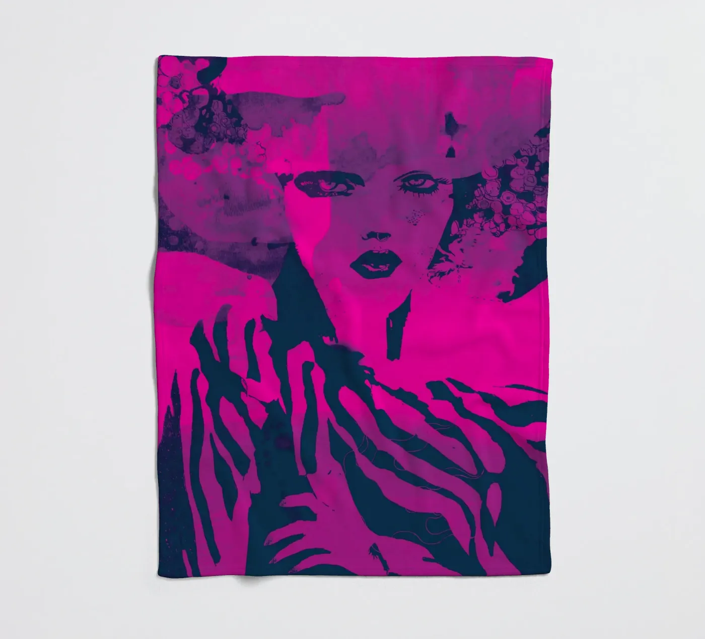 fuchsia fleecedeken van Giulio Iurissevich