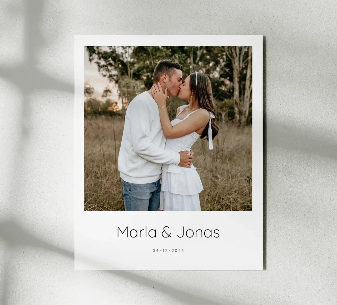 Modello di polaroid pannello forex da Katja Stehle Design