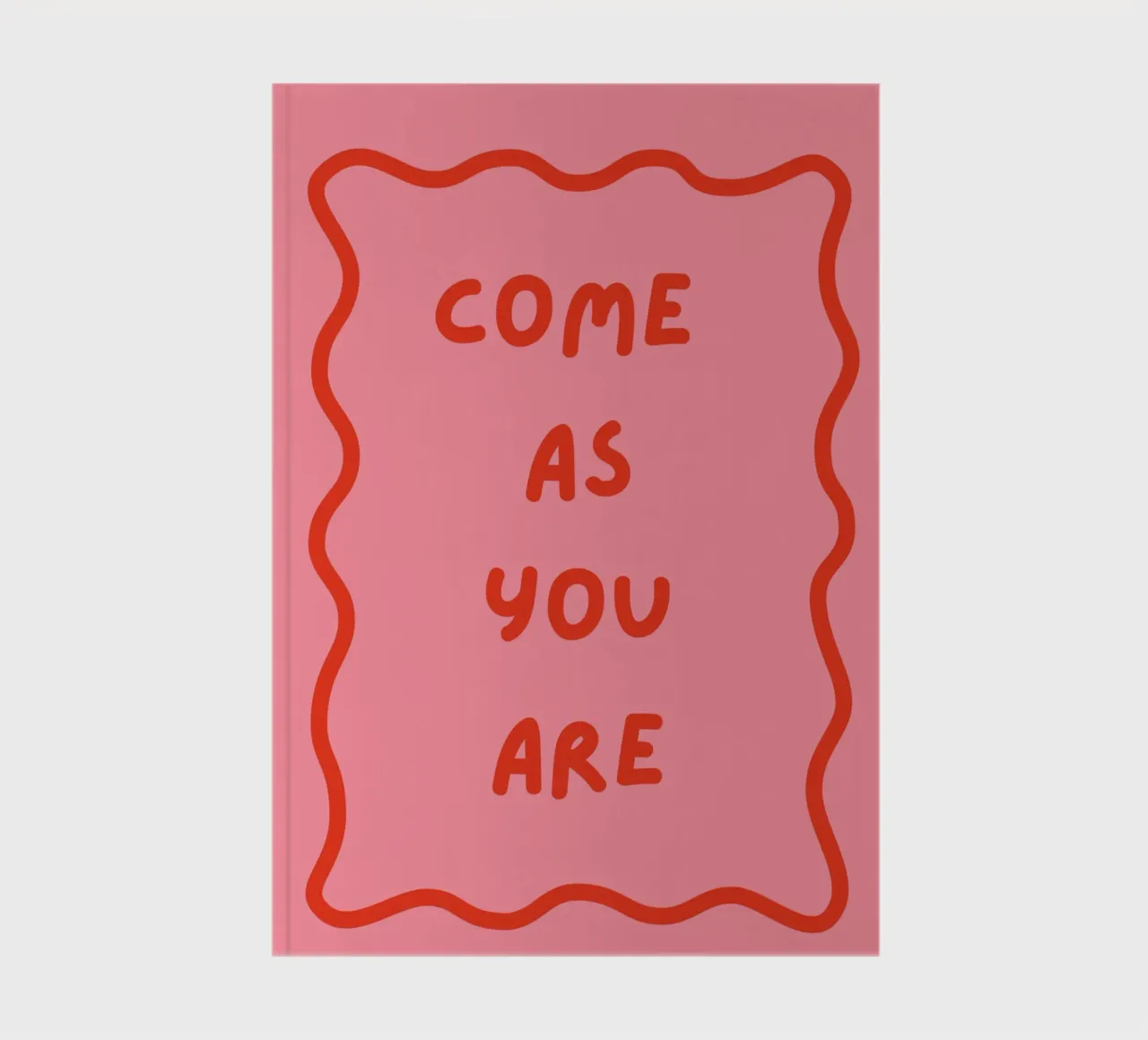 Come as you are, retro, quote notebook by pdigitalprints